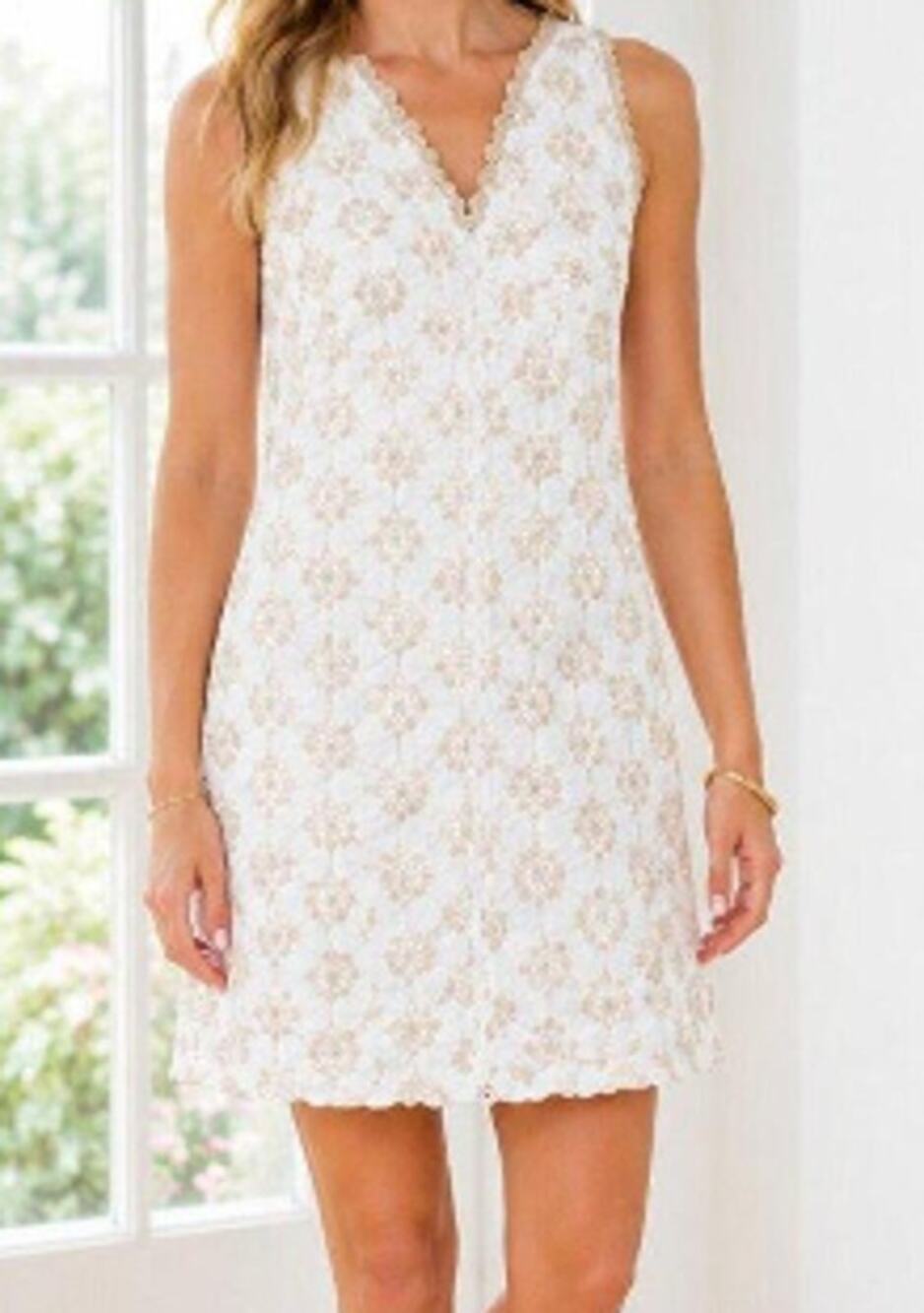 Lilly Pulitzer Addy Embroidered Lace Sheath Dress sz 4